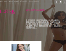 Tablet Screenshot of lepink.com.br
